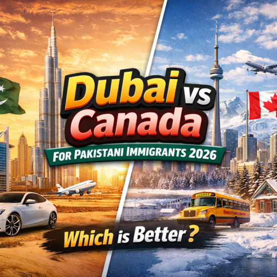 Dubai vs Canada for Pakistani Immigrants 2026