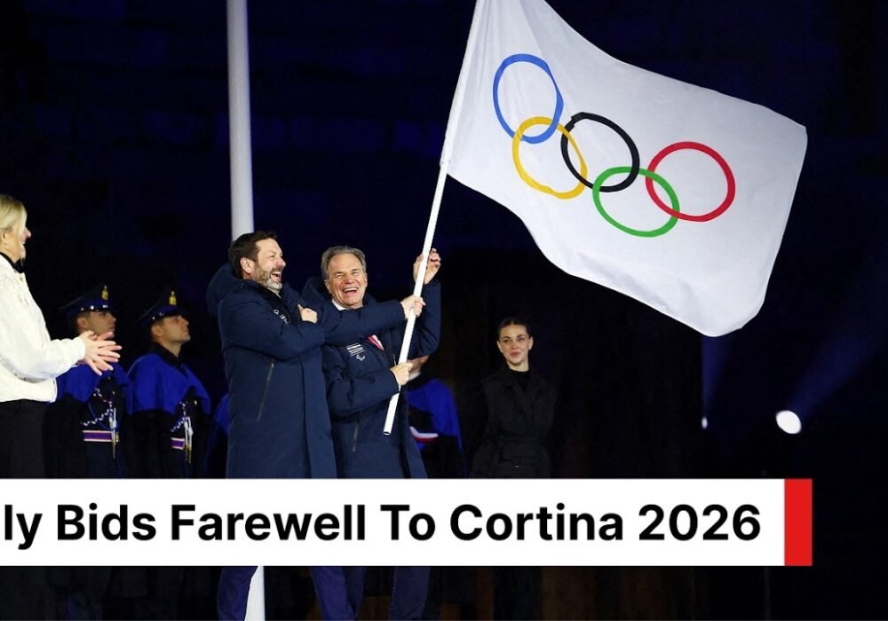 Milan skyline host city of the 2026 Winter Olympics in Italy